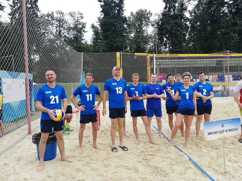 Участие нашей команды в Турнире по пляжному воллейболу